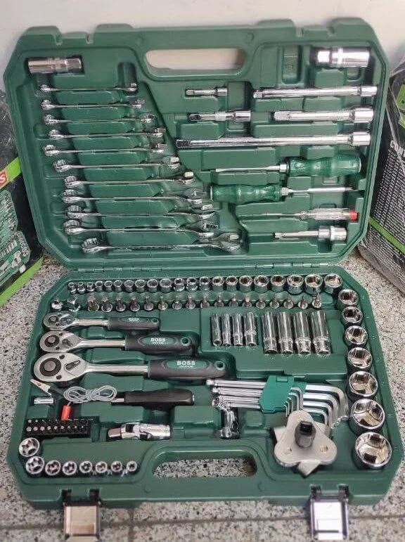 جعبه بکس 121 پارچه سبز باس مدل 121PCS