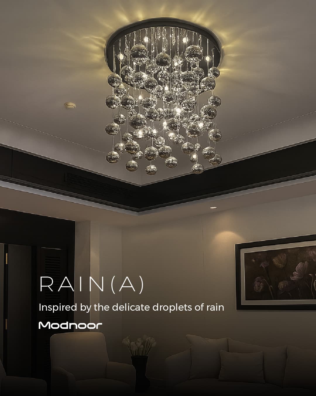 آویز دایره قطر 60 رین Rain