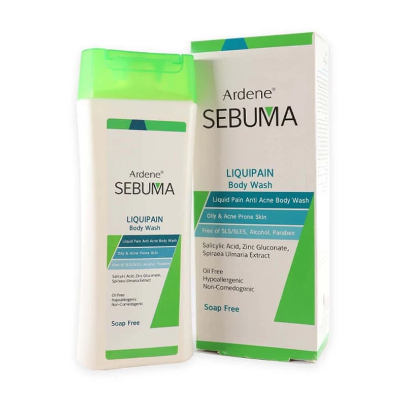 شوینده بدن آردن سبوما پوست چرب و دارای آکنه حجم 250mL — تصویر ۲