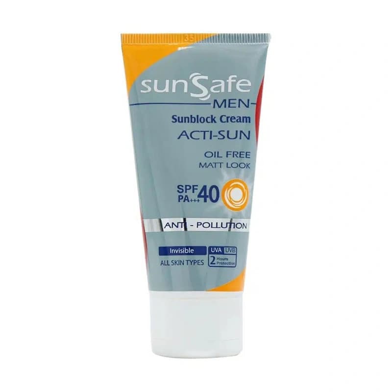کرم ضدآفتاب آقایان سان سیف حجم 50mL