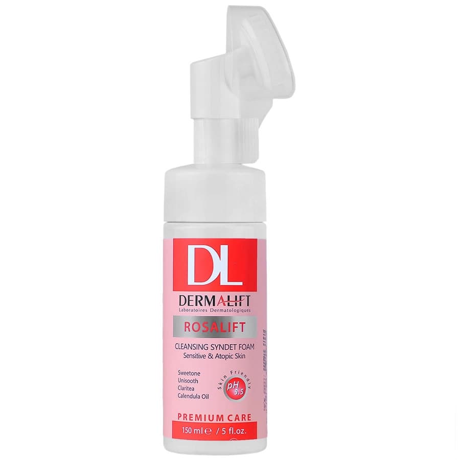 فوم برس دار رزالیفت درمالیفت مناسب پوست حساس حجم 150mL