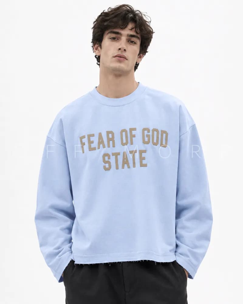 لانگ اسلیو دورس دو نخ Fear Of God | کد: 1039 — تصویر ۳