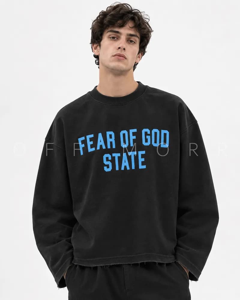 لانگ اسلیو دورس دو نخ Fear Of God | کد: 1039 — تصویر ۲