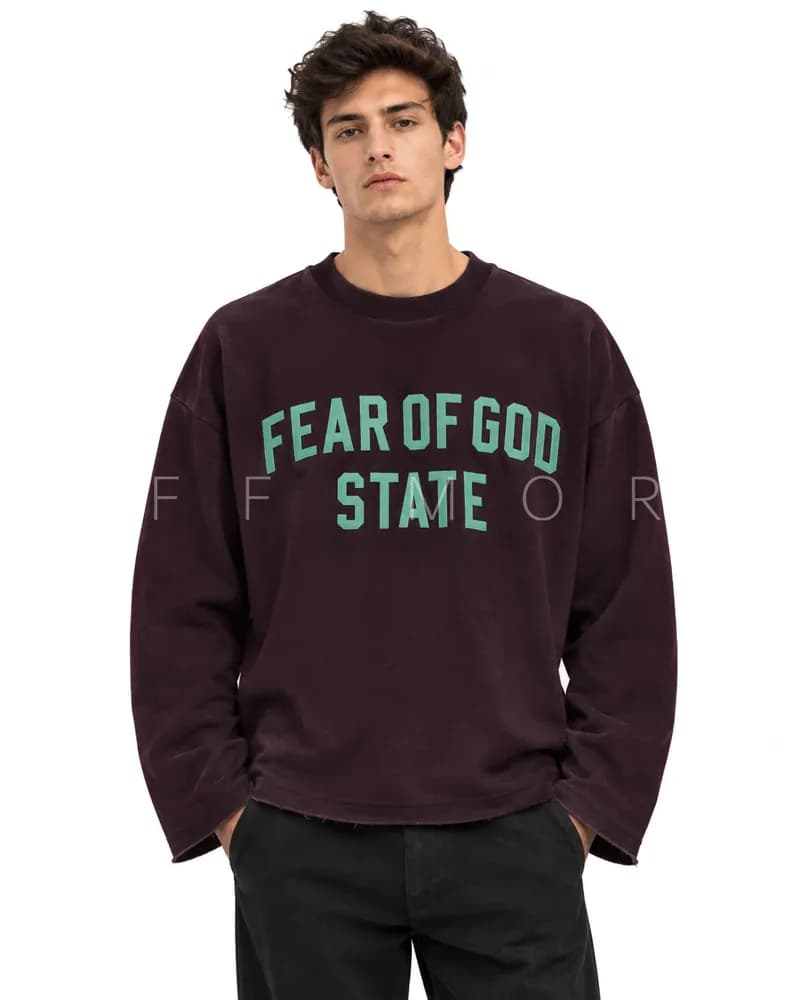 لانگ اسلیو دورس دو نخ Fear Of God | کد: 1039 — تصویر ۵