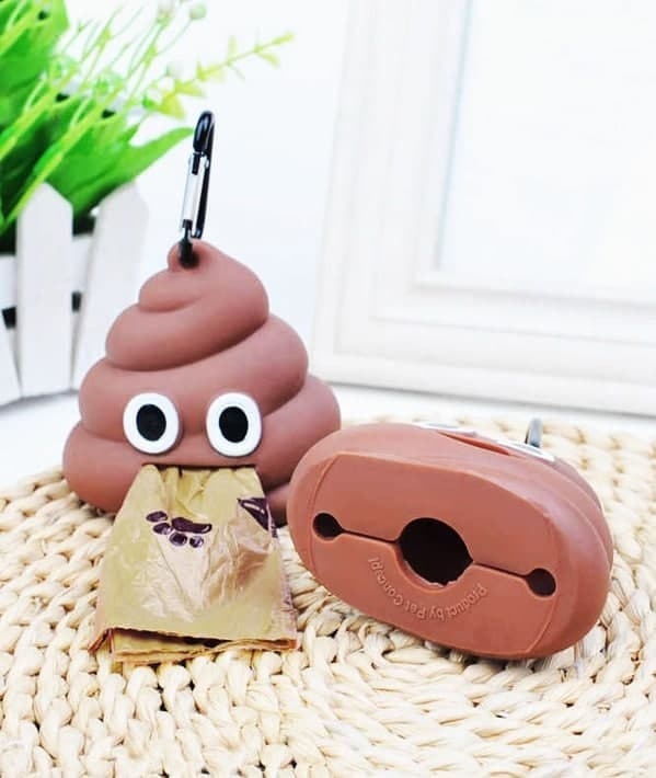 قاب سیلیکونی کیسه فضولات رولی طرح poop — تصویر ۵