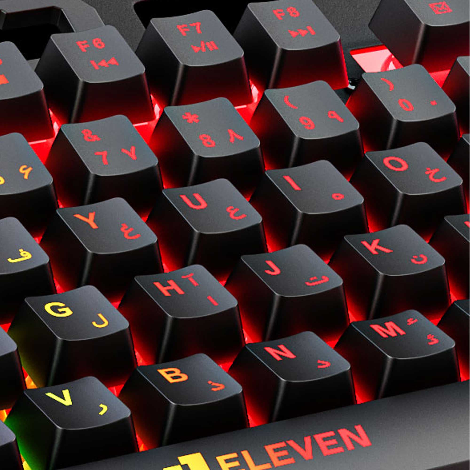 کیبورد گیمینگ ELEVEN GK102 RGB — تصویر ۳