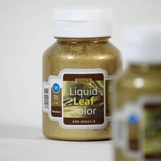 ورق طلا مایع سوداکو مدل 4091 حجم ۱۲۵ میلی لیتر رنگ LIGHT GOLD — تصویر ۳