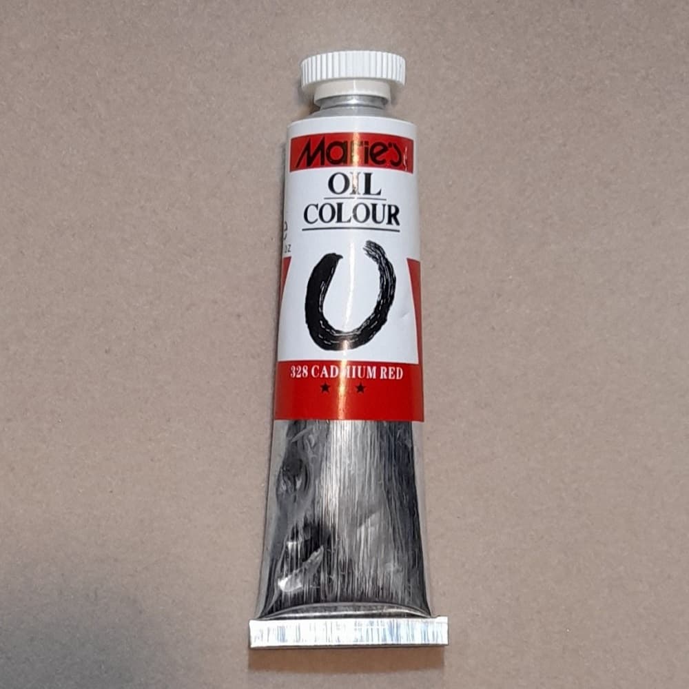رنگ روغن تک رنگ 50 میل ماریس شماره 328 رنگ CADMIUM RED