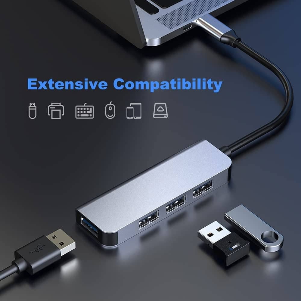 هاب 4 پورت USB-C 3.1 مدل P-NET T-3612 — تصویر ۸