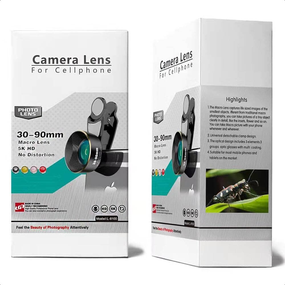 لنز ماکرو دوربین موبایل LIGINN L-8100 — تصویر ۸