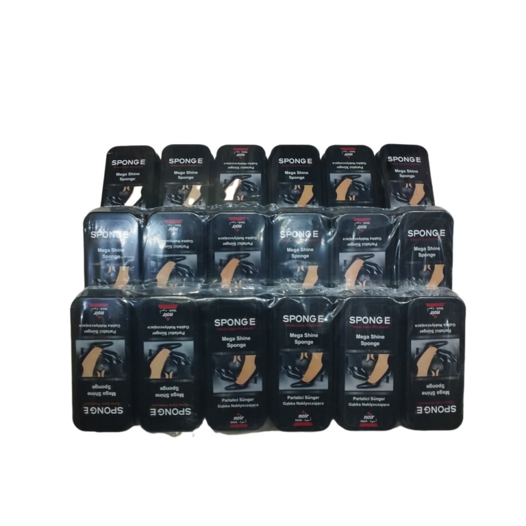 واکس ابری اسپانگ SPONGE رنگ مشکی بسته 12 عددی