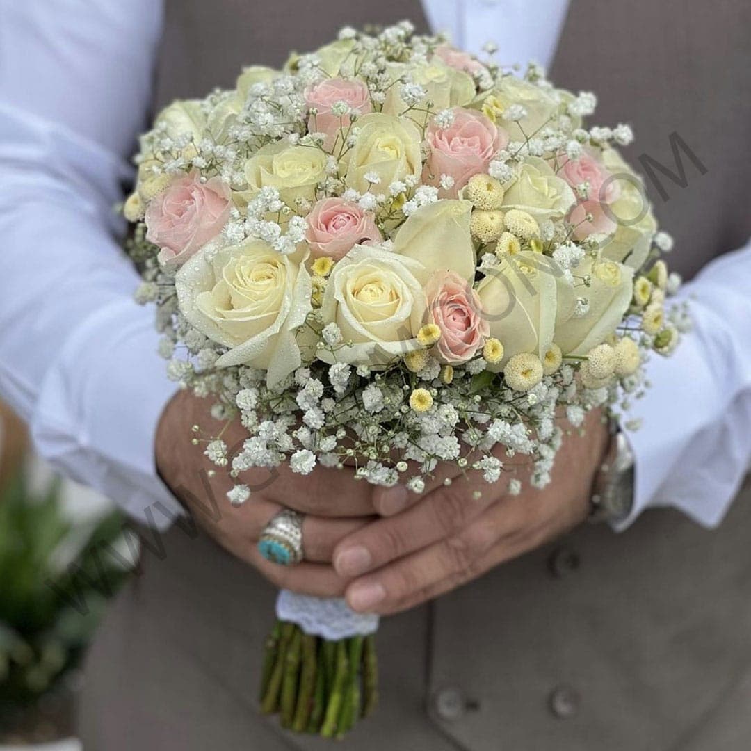 دسته گل عروس آشیان
