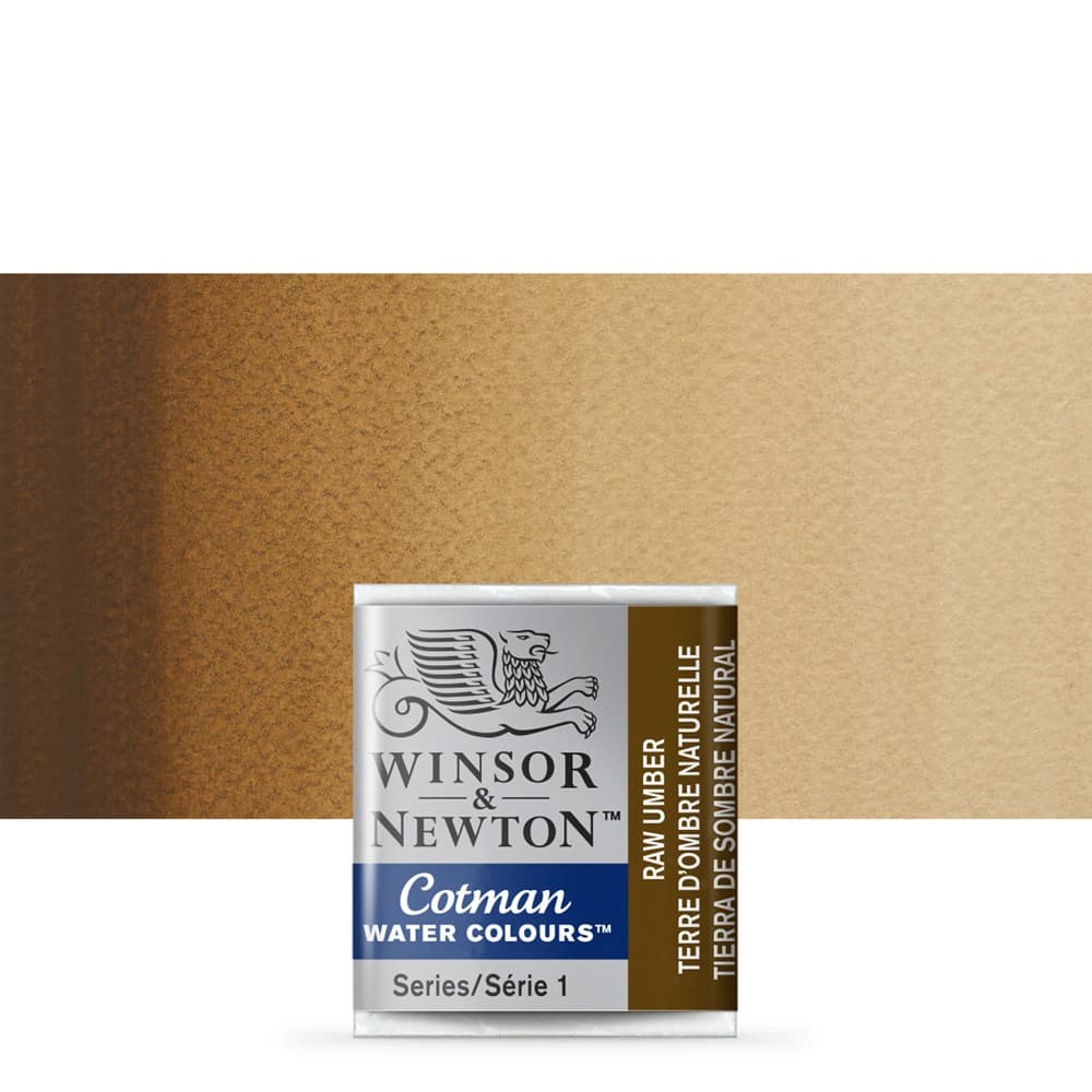 قرص کوچک آبرنگ کاتمن وینزور 554 RAW UMBER