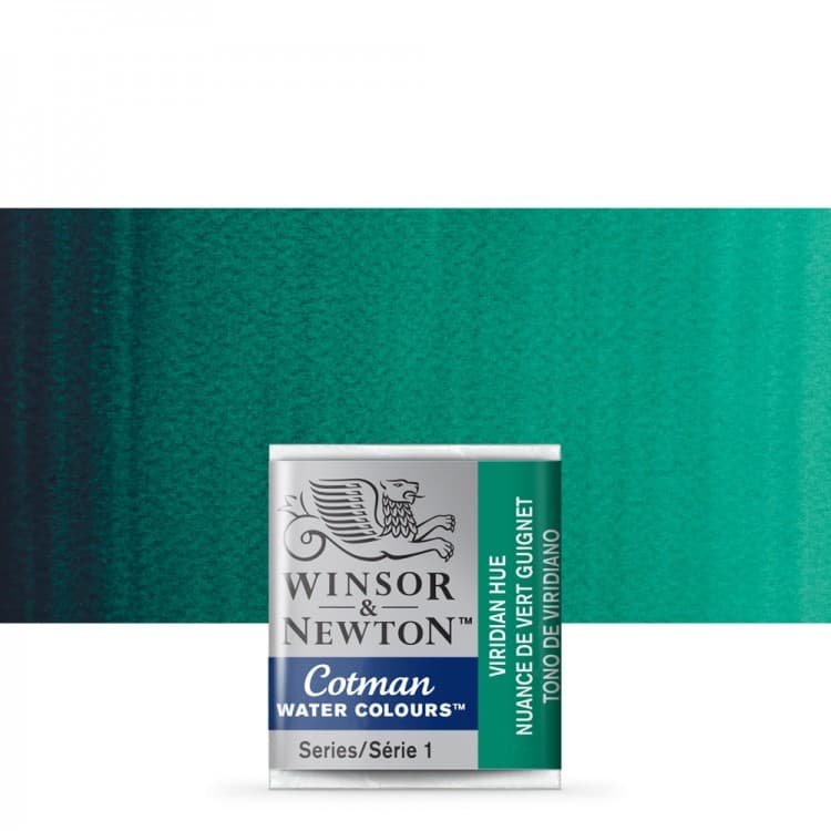قرص کوچک آبرنگ کاتمن وینزور 696 VIRIDIAN HUE