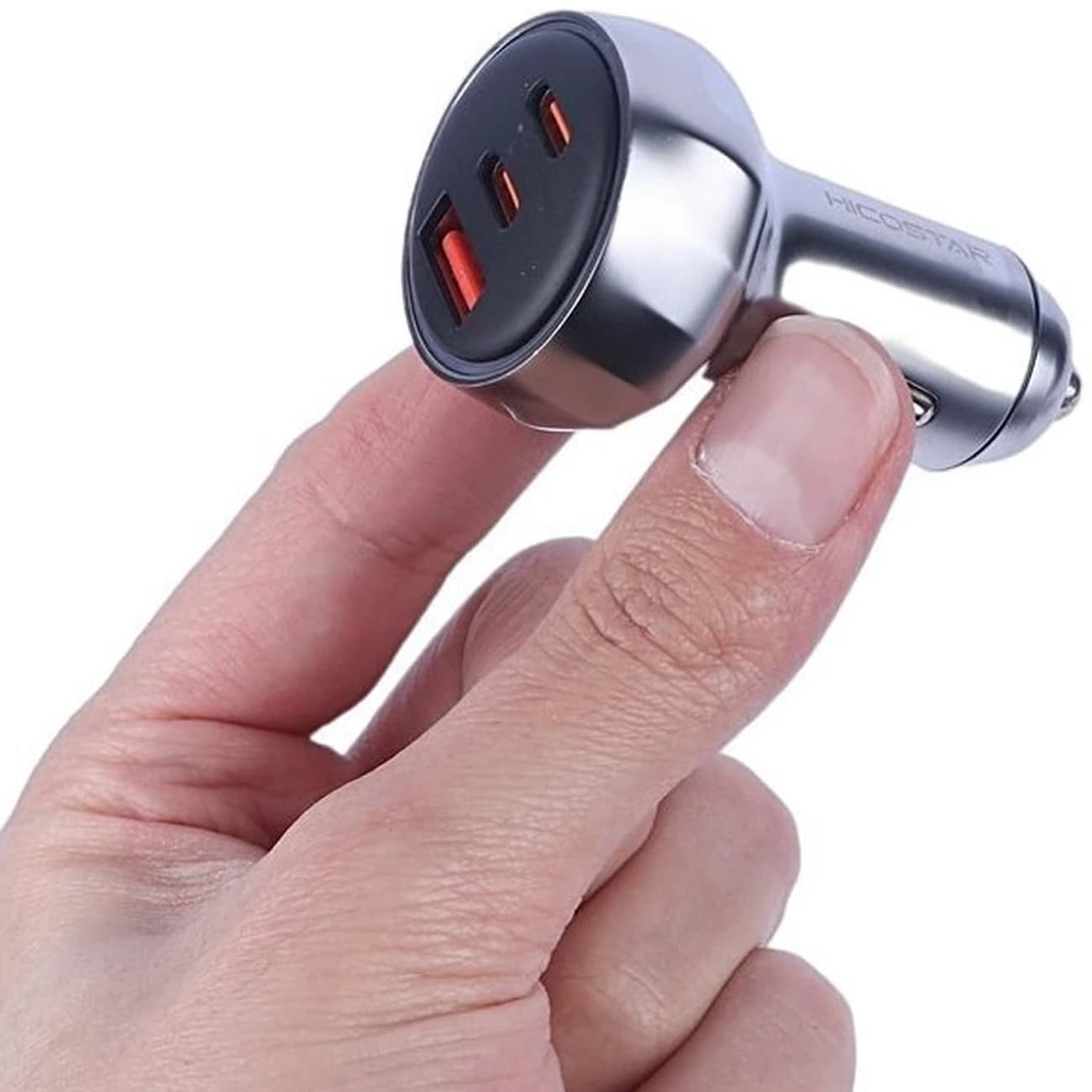 شارژر فندکی فست شارژ هایکو استار HICOSTAR مدل HS-CC90 توان 45 وات — تصویر ۲