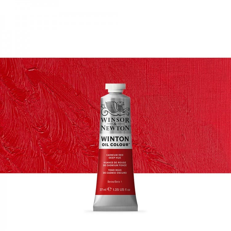 رنگ روغن 37 میل وینزور cadmium red deep hue 6