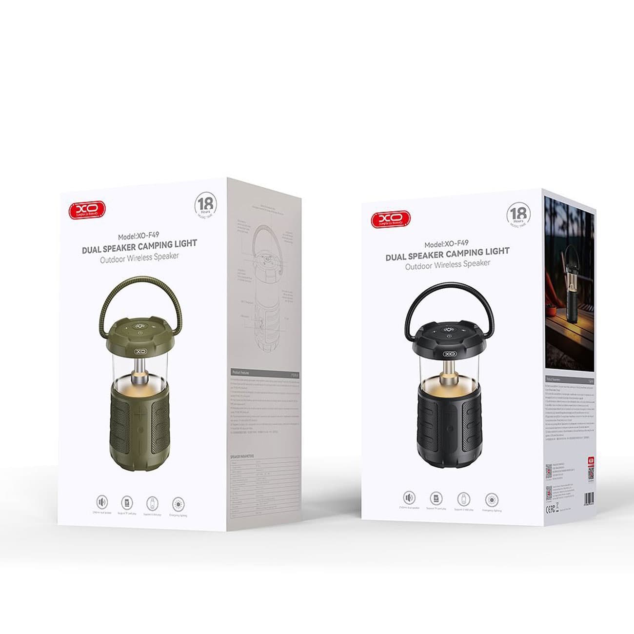 اسپیکر بلوتوثی و چراغ کمپینگ شارژی ایکس او F49 — تصویر ۵