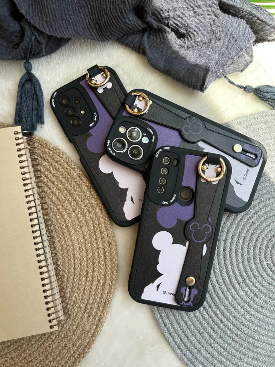 قاب Purple Mickey با بند (کدC1275) — تصویر ۳