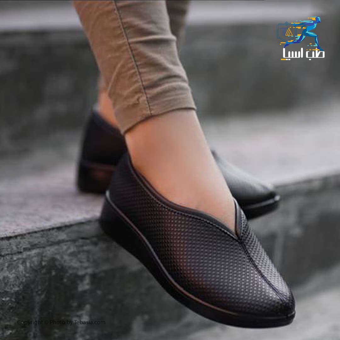 کفش طبی زنانه اصیل تبریز مدل لاله سوزنی