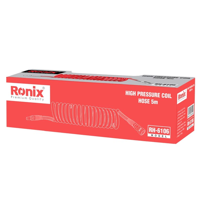 شیلنگ فنری باد فشارقوی ۵ متری رونیکس مدل RONIX RH-6106 — تصویر ۷
