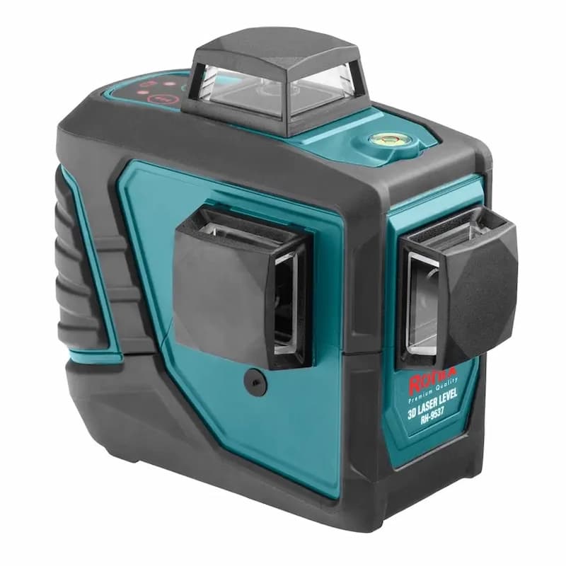تراز لیزری سه بعدی شارژی قرمز رونیکس مدل RONIX RH-9537 با 3 صفحه 360 درجه — تصویر ۲