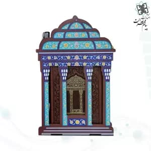 حافظ پالتويي چرم با ساک طرح مقبره و خودکار