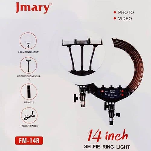 رینگ لایت جیماری مدل Ring Light Jmary FM-14R — تصویر ۴