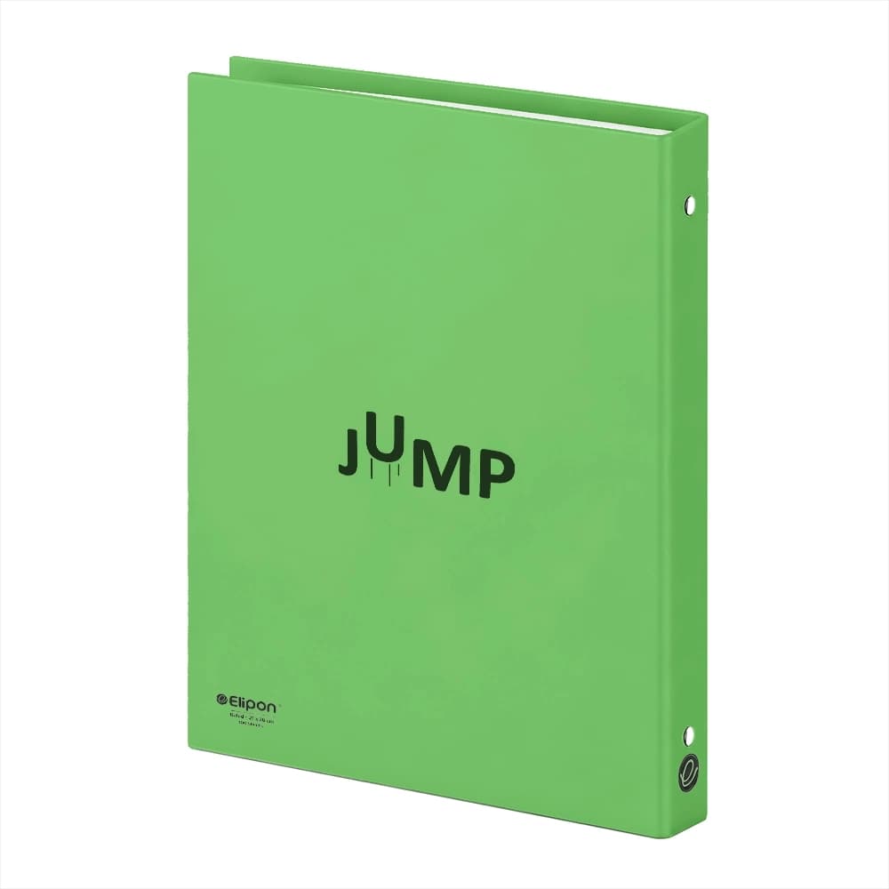 دفتر کلاسوری 100 برگ 26 حلقه جلد سخت الیپون طرح jump