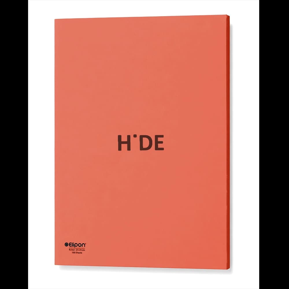 دفتر کلاسوری 100 برگ 26 حلقه جلد سخت الیپون طرح hide — تصویر ۲