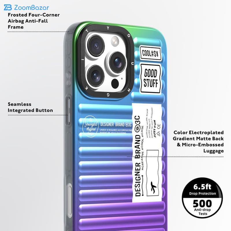 قاب یانگ کیت مدل 02-Secret color مناسب برای گوشی موبایل اپل iphone 16promax — تصویر ۳