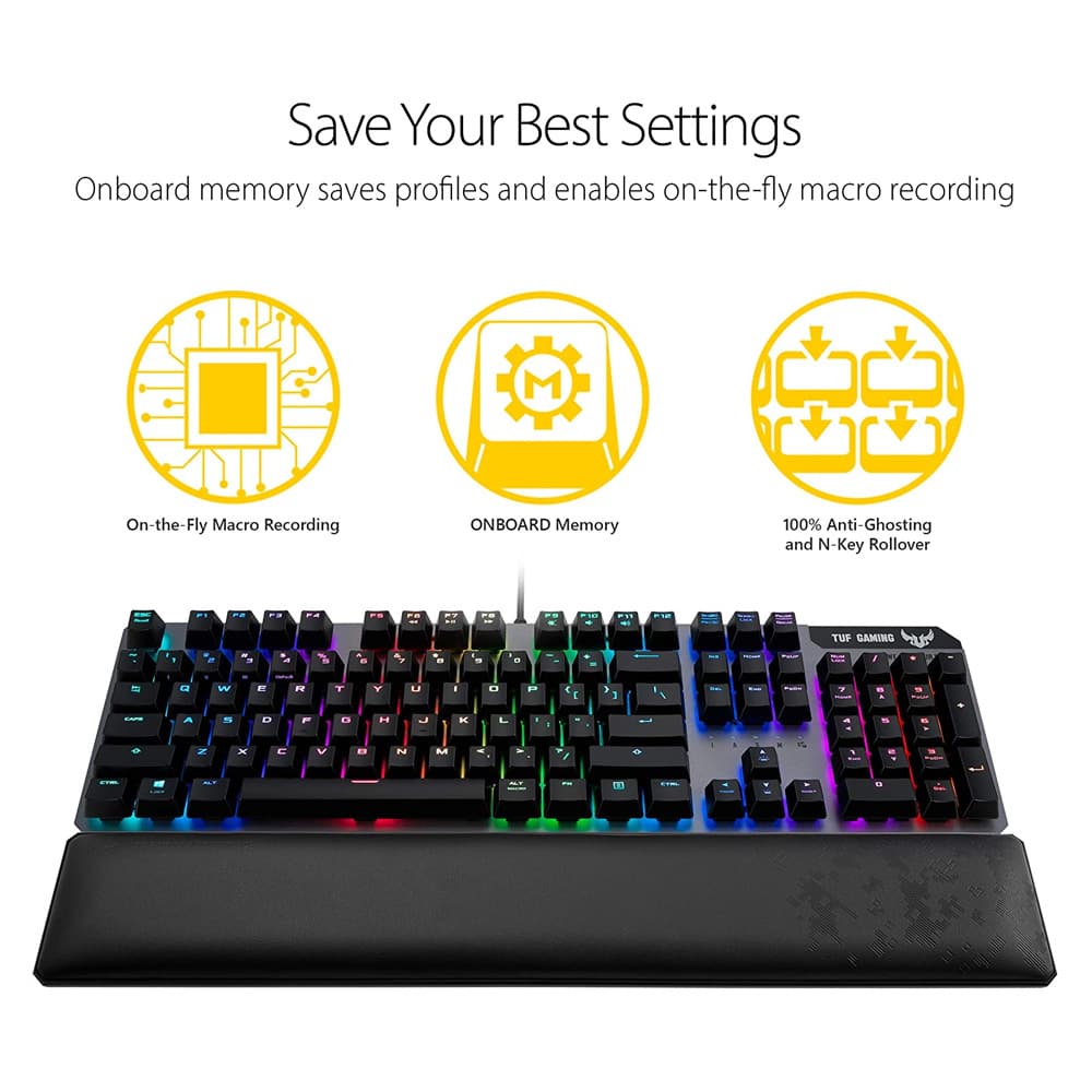 کیبورد گیمینگ ایسوس ASUS TUF Gaming K7 — تصویر ۲