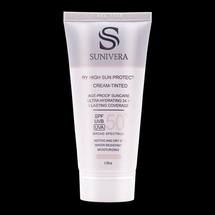 کرم ضد آفتاب رنگی پوست خشک +SPF50 سانیورا — تصویر ۲