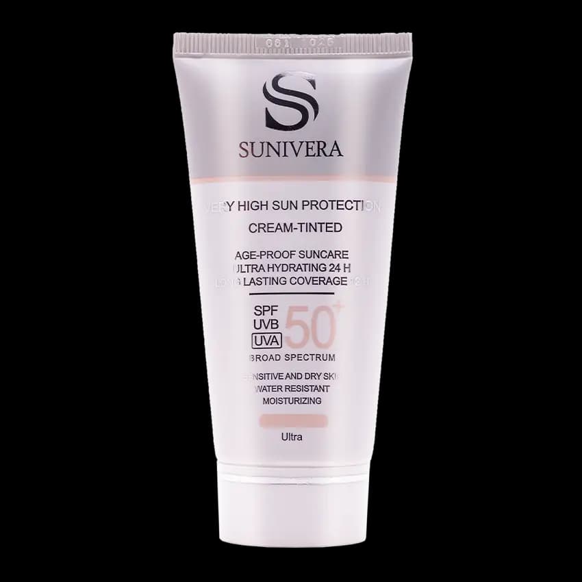 کرم ضد آفتاب رنگی پوست خشک +SPF50 سانیورا — تصویر ۷