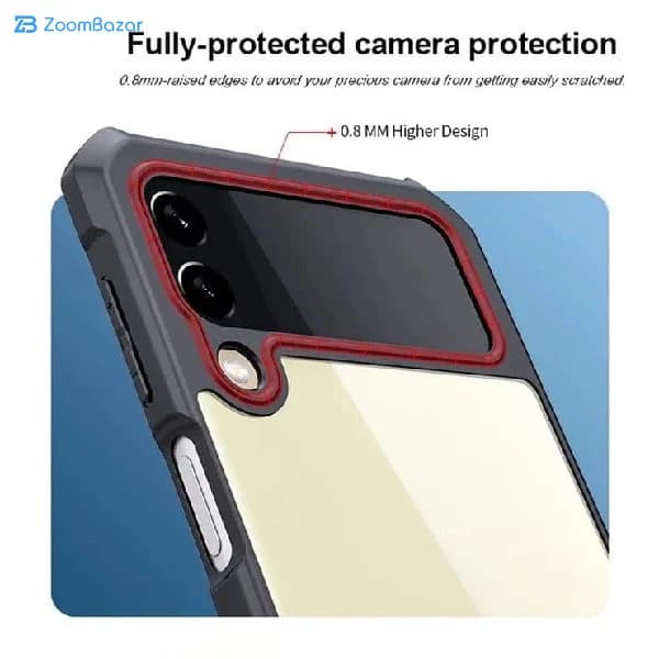 کاور ژاند مدل XUNDD Beatle مناسب برای گوشی موبایل سامسونگ Galaxy Z Flip 4 — تصویر ۱۱