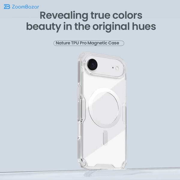قاب نیلکین مدل Nature TPU Pro Magnetic مناسب برای گوشی موبایل اپل iPhone 17 Air — تصویر ۲