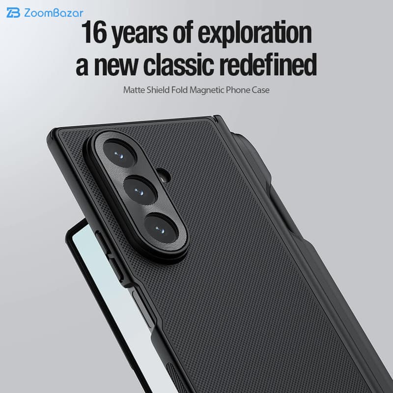 قاب نیلکین مدل Frosted Shield Fold Magnetic Stylus & Pen Version مناسب برای گوشی موبایل سامسونگ Galaxy Z Fold 7 / W26 — تصویر ۷
