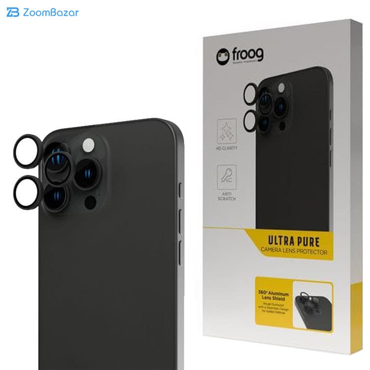 محافظ لنز دوربین فراگ مدل Foo مناسب برای گوشی موبایل اپل iPhone 15 Pro Max / 15 Pro — تصویر ۲