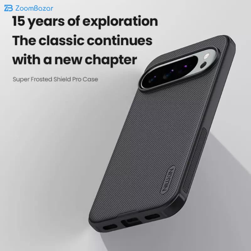 قاب نیلکین مدل Super Frosted Shield Pro مناسب برای گوشی موبایل گوگل Pixel 10 Pro XL — تصویر ۴