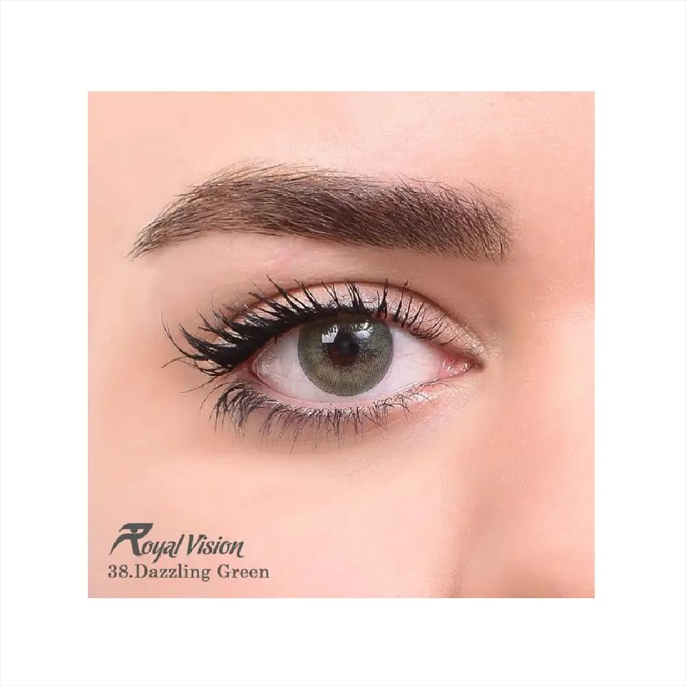 لنز رنگی رویال ویژن Royal Vision Daily Lens 38 Dazzling Green