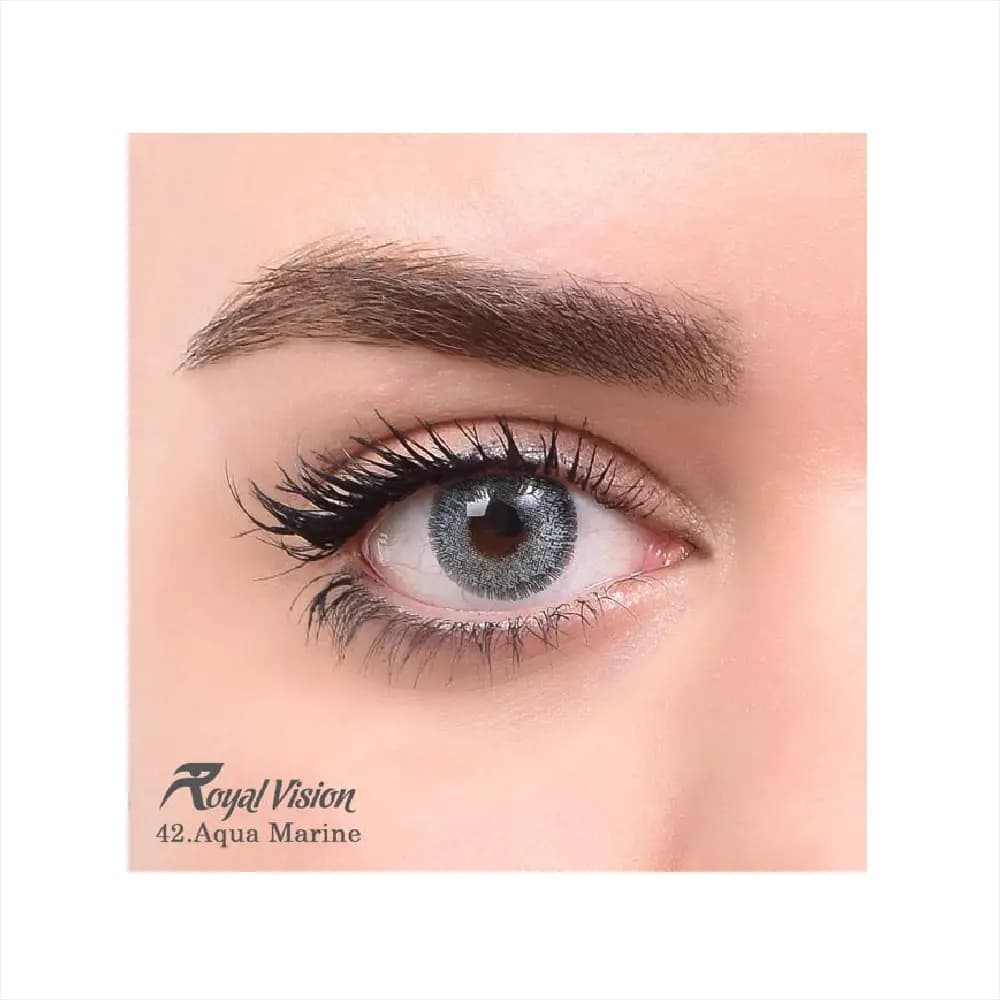 لنز رنگی رویال ویژن Royal Vision Daily Lens 42 Aqua Marine