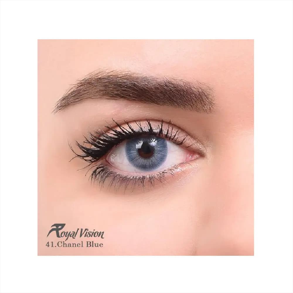 لنز رنگی رویال ویژن Royal Vision Daily Lens 41 Chanel Blue