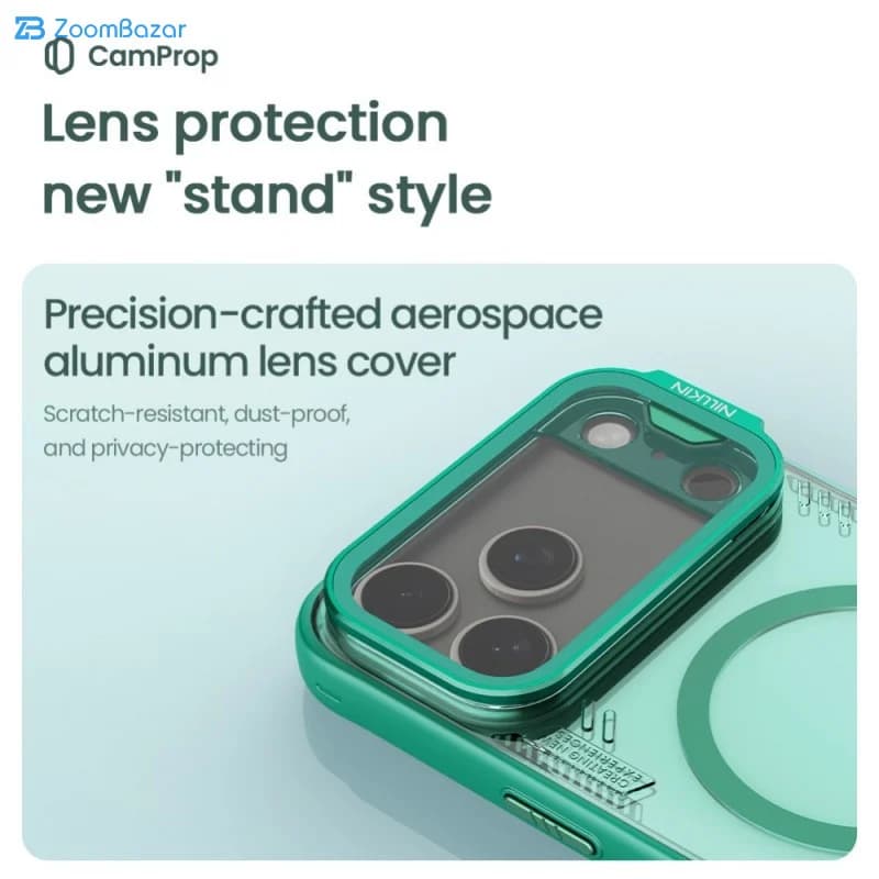 قاب نیلکین مدل Iceblade Prop Frame Transparent Lens Magnetic مناسب برای گوشی موبایل اپل iPhone 17 Pro — تصویر ۱۲