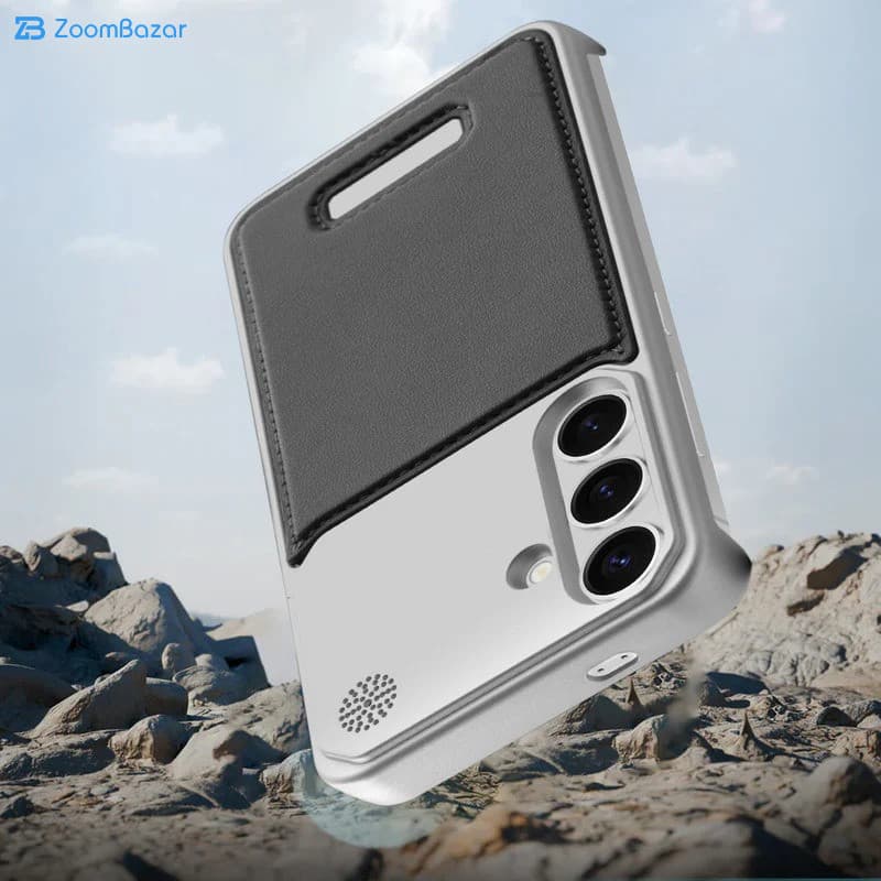 قاب اپیکوی مدل Lux Leather Metal مناسب برای گوشی موبایل سامسونگ Galaxy S24 FE — تصویر ۴