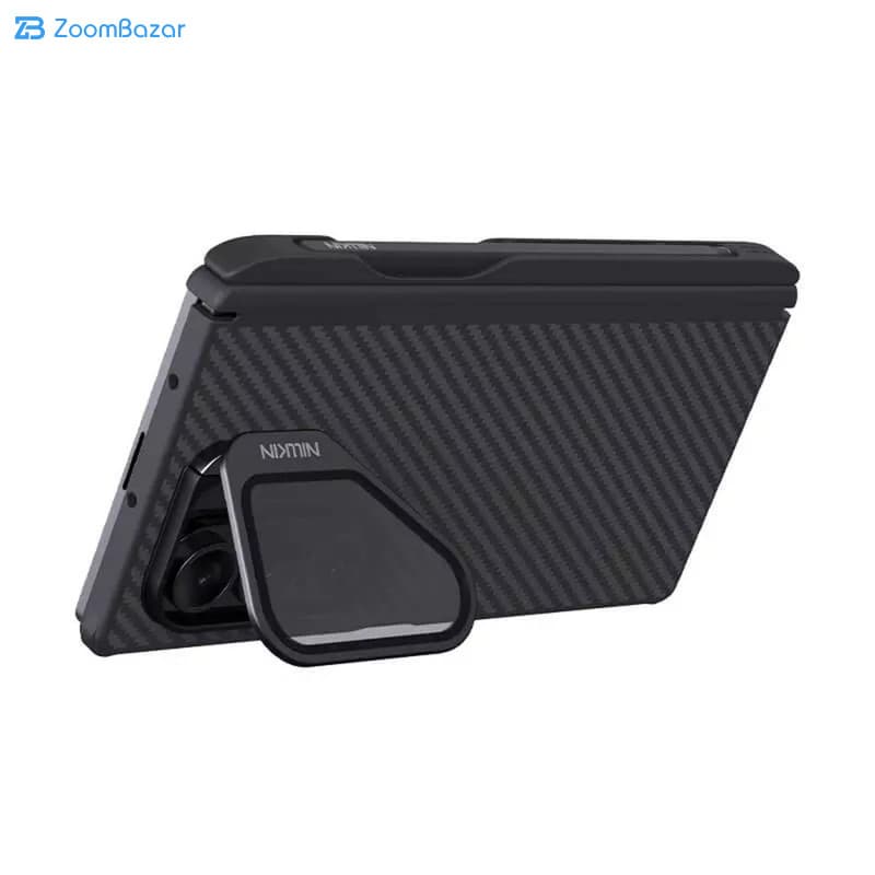 قاب نیلکین مدل CarboProp Magnetic MagSafe Pen Holder Transparent Lens مناسب برای گوشی موبایل سامسونگ Galaxy Z Fold 7 — تصویر ۴