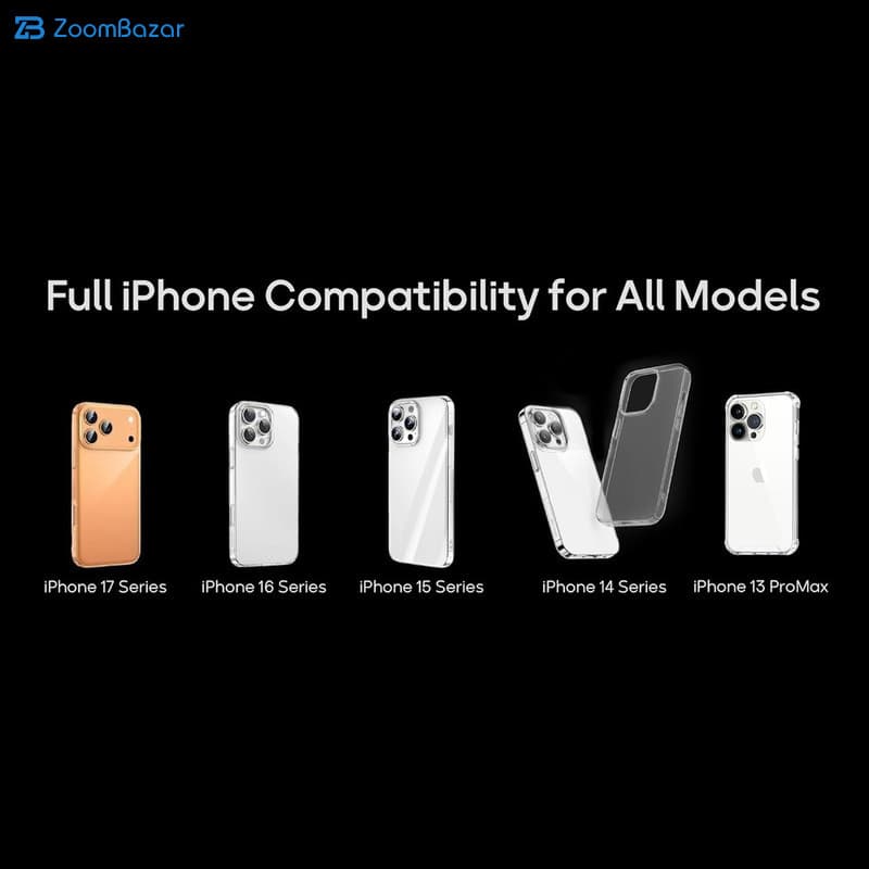 قاب گرین لاین مدل Magsafe Crystal Clear مناسب برای گوشی موبایل اپل iPhone 17 Pro — تصویر ۷