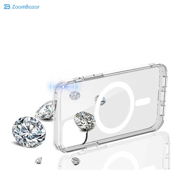 قاب گرین لاین مدل Magsafe Crystal Clear مناسب برای گوشی موبایل اپل Iphone 17 Pro Max — تصویر ۷