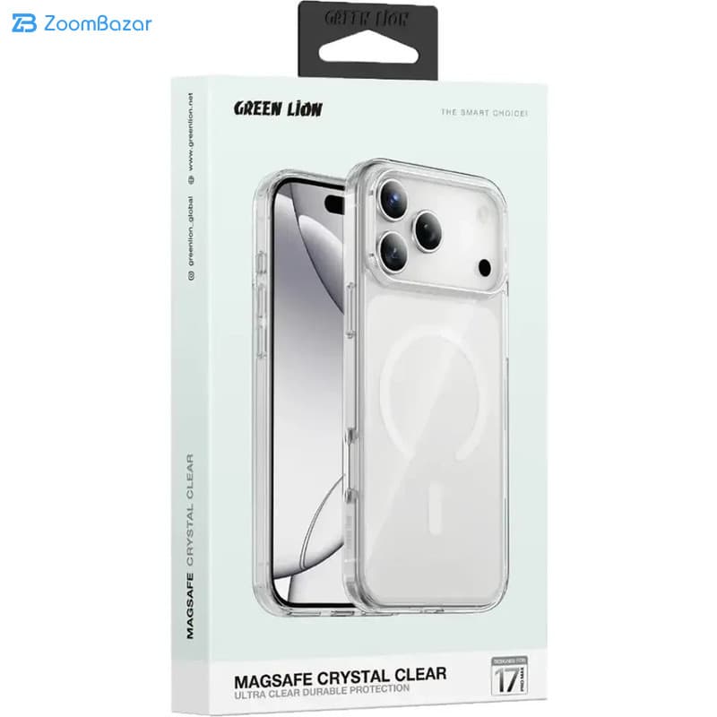 قاب گرین لاین مدل Magsafe Crystal Clear مناسب برای گوشی موبایل اپل Iphone 17 Pro Max — تصویر ۵