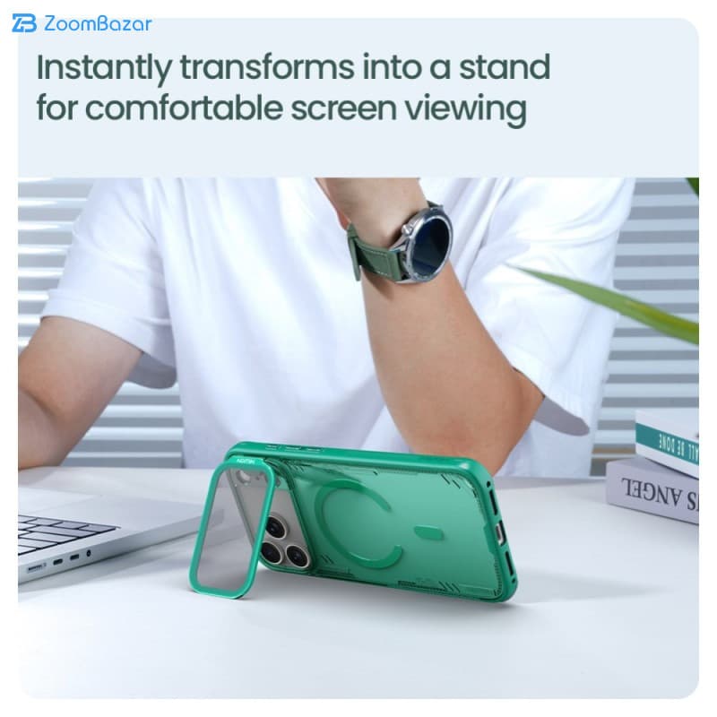 قاب نیلکین مدل Iceblade Prop Frame Transparent Lens Magnetic مناسب برای گوشی موبایل اپل iPhone 17 Pro Max — تصویر ۸