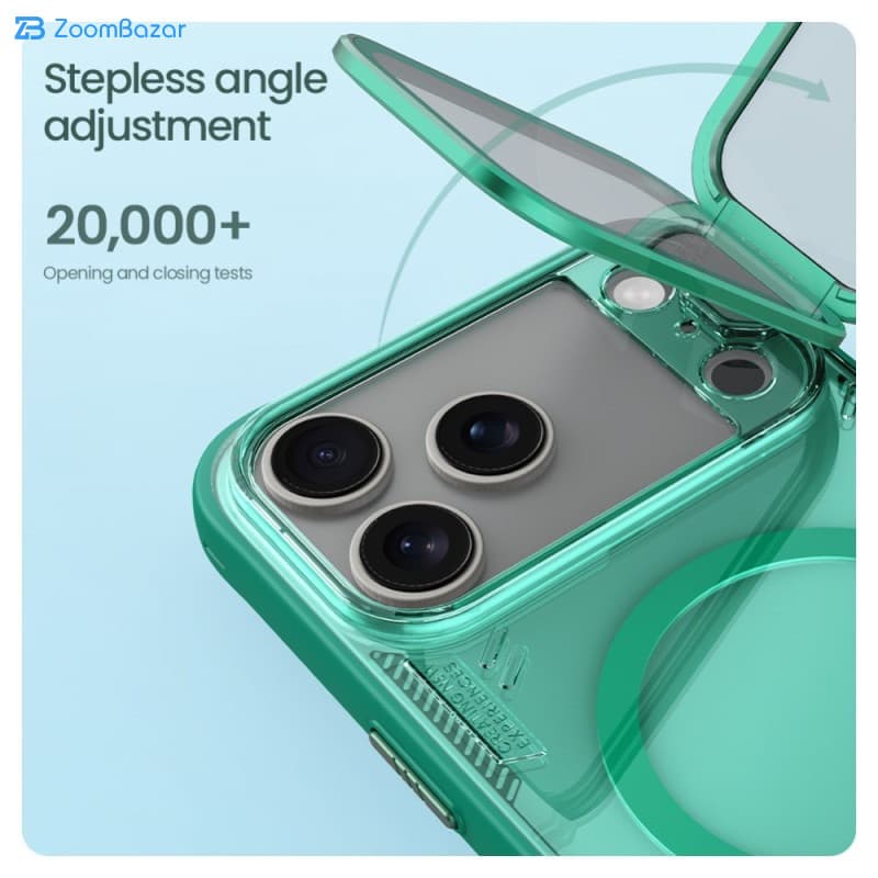 قاب نیلکین مدل Iceblade Prop Frame Transparent Lens Magnetic مناسب برای گوشی موبایل اپل iPhone 17 Pro Max — تصویر ۵