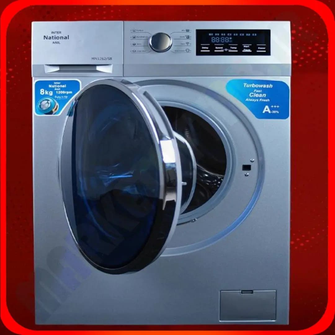 لباسشویی اتومات 8 کیلویی سیلور اینتر ناسیونال آنیل